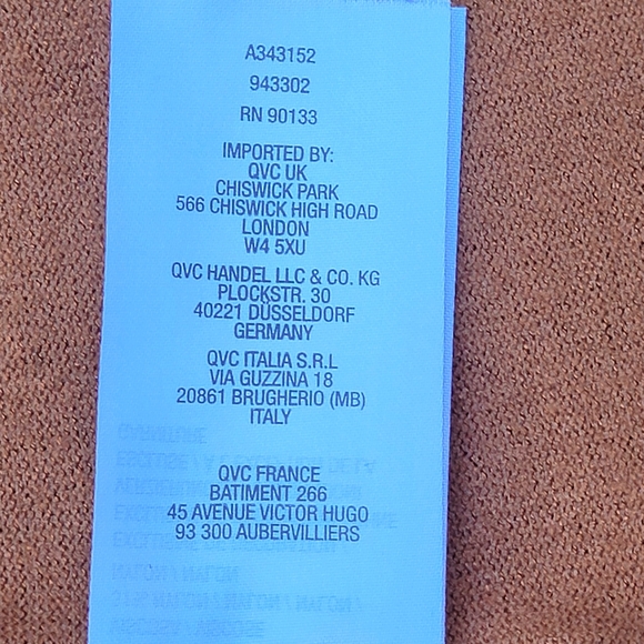 Whisper Knit QVC Italy Caramel Knit Sweater Embroidery Sleeves Women's Size XL - Picture 11 of 13